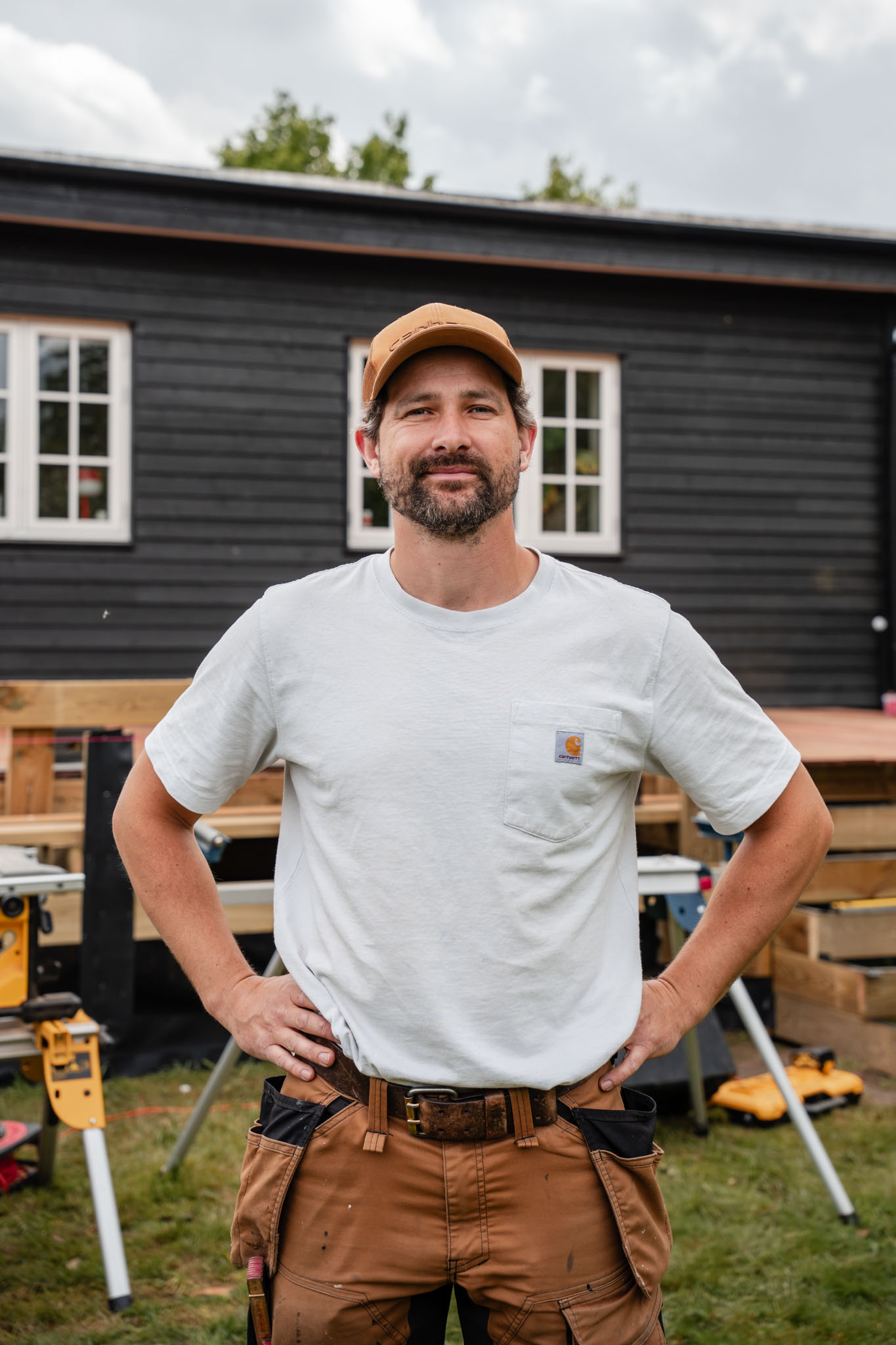 Christian — medejer, udlært tømrer med overbygning i bygningsdesign hos North Træbyg